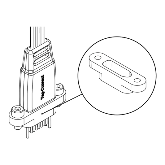 Tag-Connect, LLC TC-MOUNT-10 Tag-Connect Fixture mounting bracket for TC2050-NL cables (TC-MOUNT-10) - The Debug Store UK