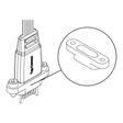 Tag-Connect TC2030-MOUNT Fixture for TC2030-NL cables