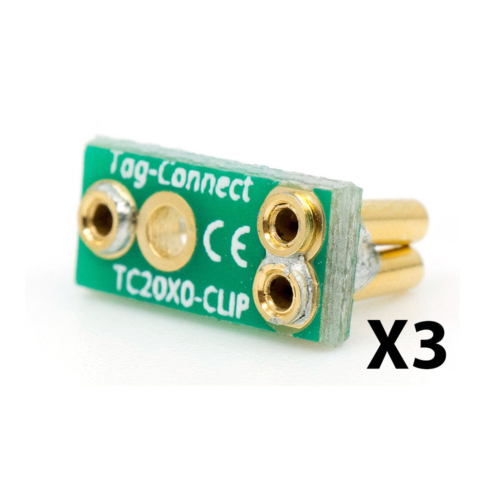 Tag-Connect, LLC TC2050-CLIP-3PACK Tag Connect TC2050-CLIP Retaining Clip for TC2050-NL Cables - The Debug Store UK