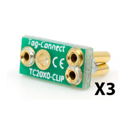Tag-Connect, LLC TC2050-CLIP-3PACK Tag Connect TC2050-CLIP Retaining Clip for TC2050-NL Cables - The Debug Store UK
