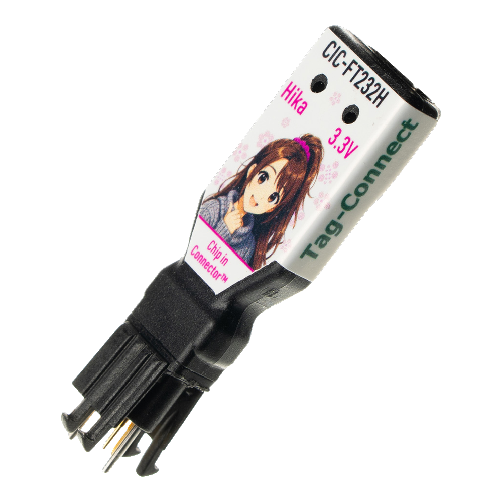 Tag-Connect TC2030-CIC-FT232H-3V3 Chip-in-Connector, front