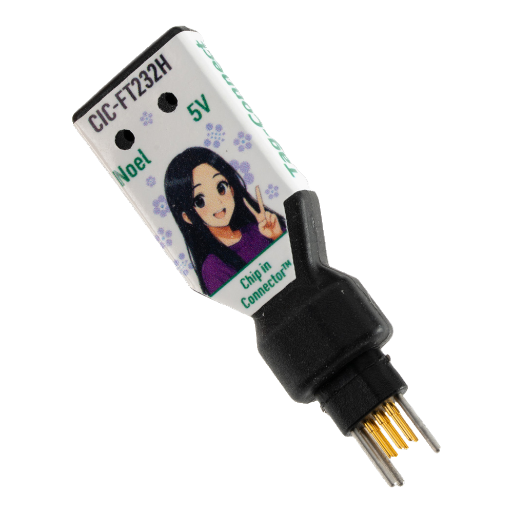Tag-Connect TC2030-NL-CIC-FT232H-5V Chip-in-Connector, front
