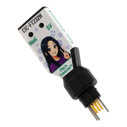 Tag-Connect TC2030-NL-CIC-FT232H-5V Chip-in-Connector, front