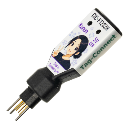 Tag-Connect TC2030-NL-CIC-FT232H-5V-DTR Chip-in-Connector, front