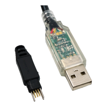 Tag-Connect TC2030-FTDI-C232HD-DTR USB Serial Cable, no-legs version