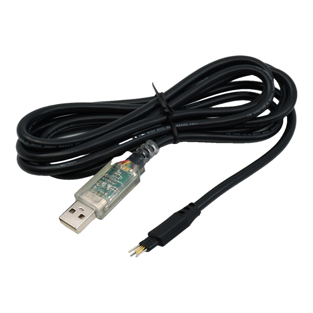 Tag-Connect TC2030-FTDI-C232HD-DTR USB Serial Cable, no-legs version