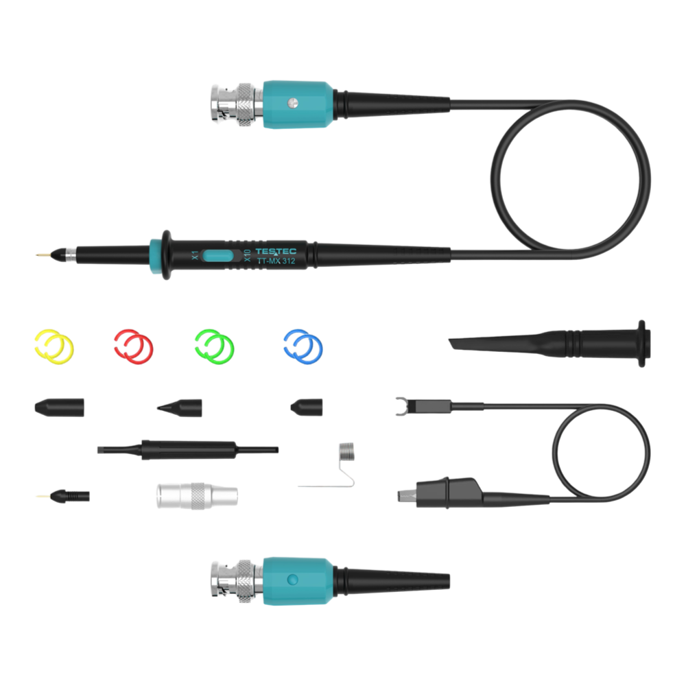 TESTEC Elektronik GmbH 11120 TESTEC TT-MX-312 250MHz Passive Oscilloscope Probe - The Debug Store UK