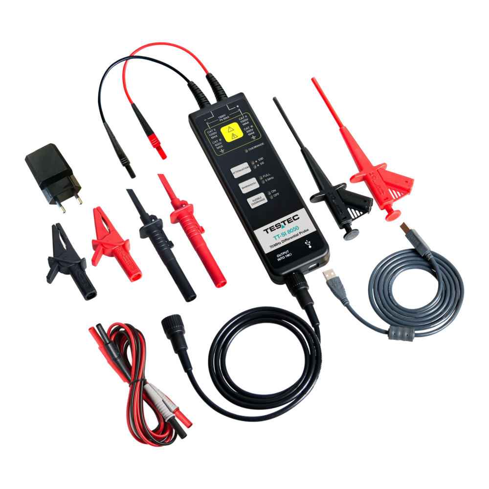 Testec Testec TT-SI 8000 Differential Probe | High-Voltage 200MHz Oscilloscope ...