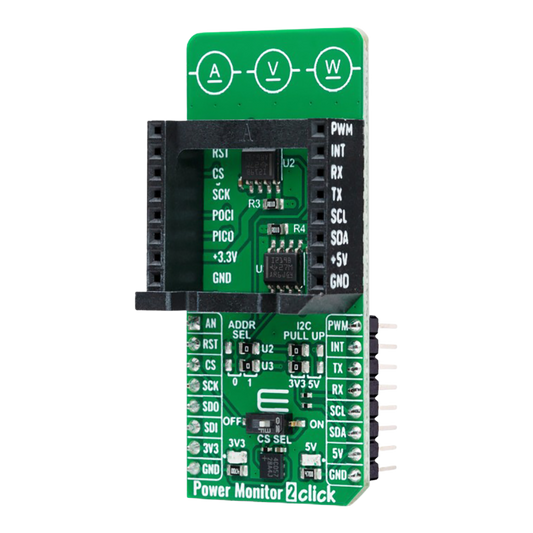 Power Monitor 2 Click Board™ - Dual-Rail Power Monitoring for Embedded Systems