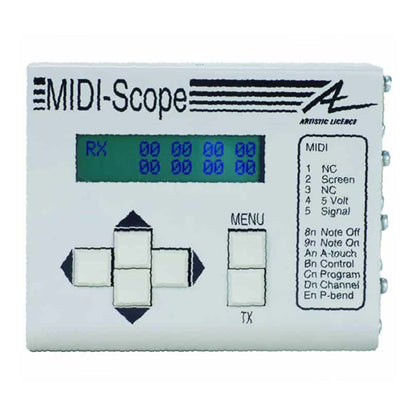 Artistic Licence MIDI-Scope Artistic Licence MIDI-Scope - Handheld MIDI Tester and Analyser - The Debug Store UK