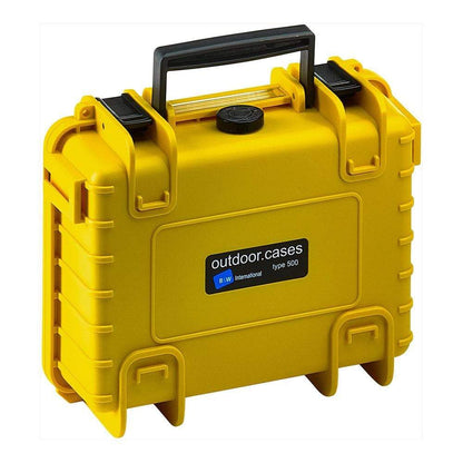 B&W International GmbH Yellow / empty BW500/Y B&W Type 500 Rugged Outdoor.Case - The Debug Store UK