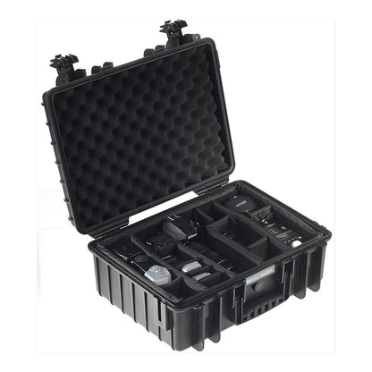 B&W International GmbH Black / Pluckable Foam BW5000/B/SI B&W Type 5000 Rugged Outdoor.Case - The Debug Store UK