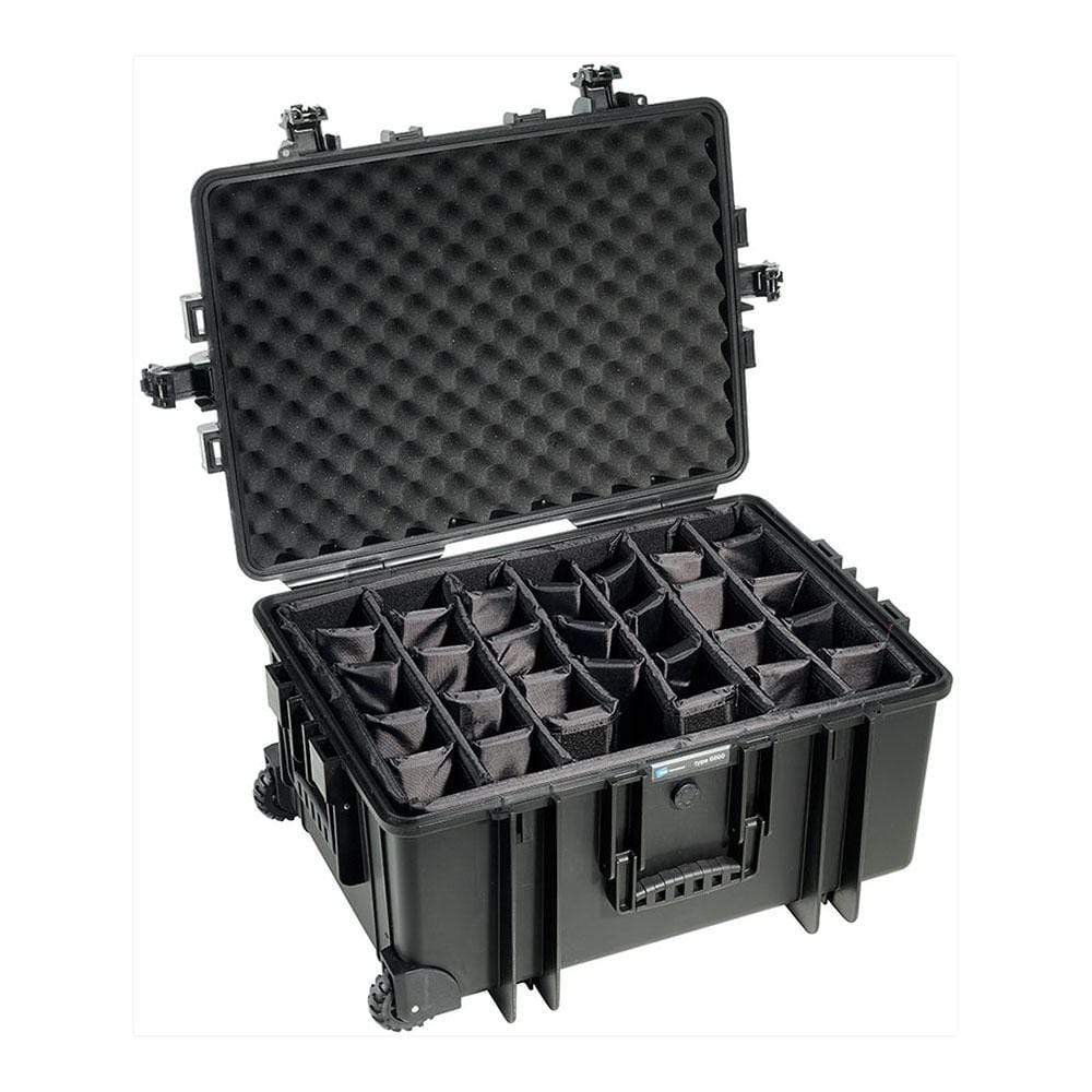 B&W International GmbH Black / Padded Dividers BW6800/B/RPD B&W Type 6800 Rugged Outdoor.Case - The Debug Store UK