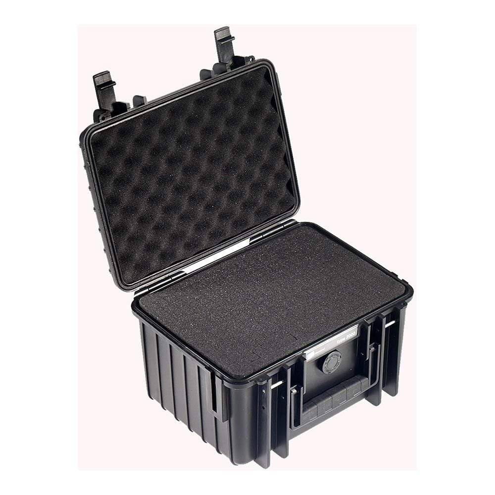 B&W International GmbH Black / Pluckable Foam BW2000/B/SI B&W Type 2000 Rugged Outdoor.Case - The Debug Store UK