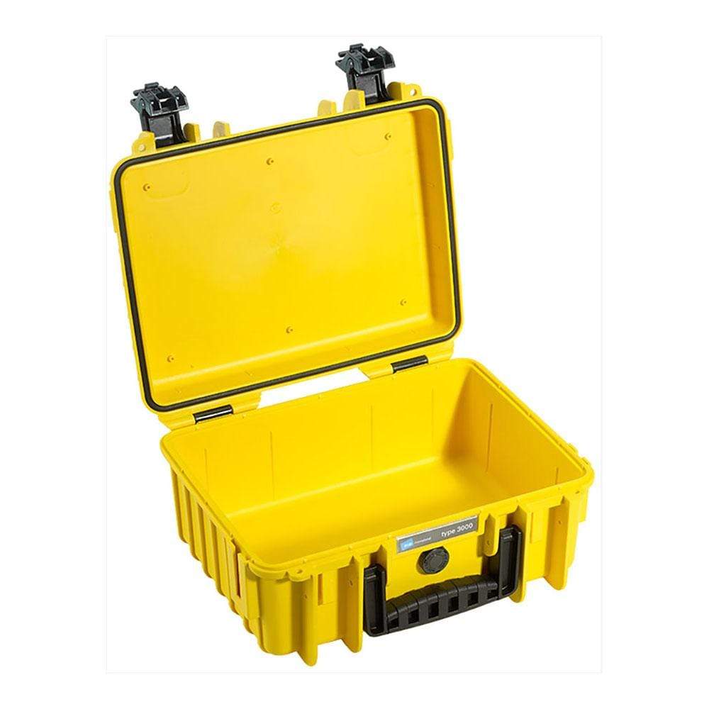 B&W International GmbH Yellow / empty BW3000/Y B&W Type 3000 Rugged Outdoor.Case - The Debug Store UK