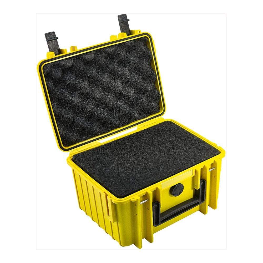 B&W International GmbH Yellow / Pluckable Foam BW2000/Y/SI B&W Type 2000 Rugged Outdoor.Case - The Debug Store UK