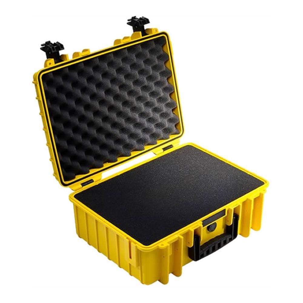 B&W International GmbH Yellow / Pluckable Foam BW5000/Y/SI B&W Type 5000 Rugged Outdoor.Case - The Debug Store UK