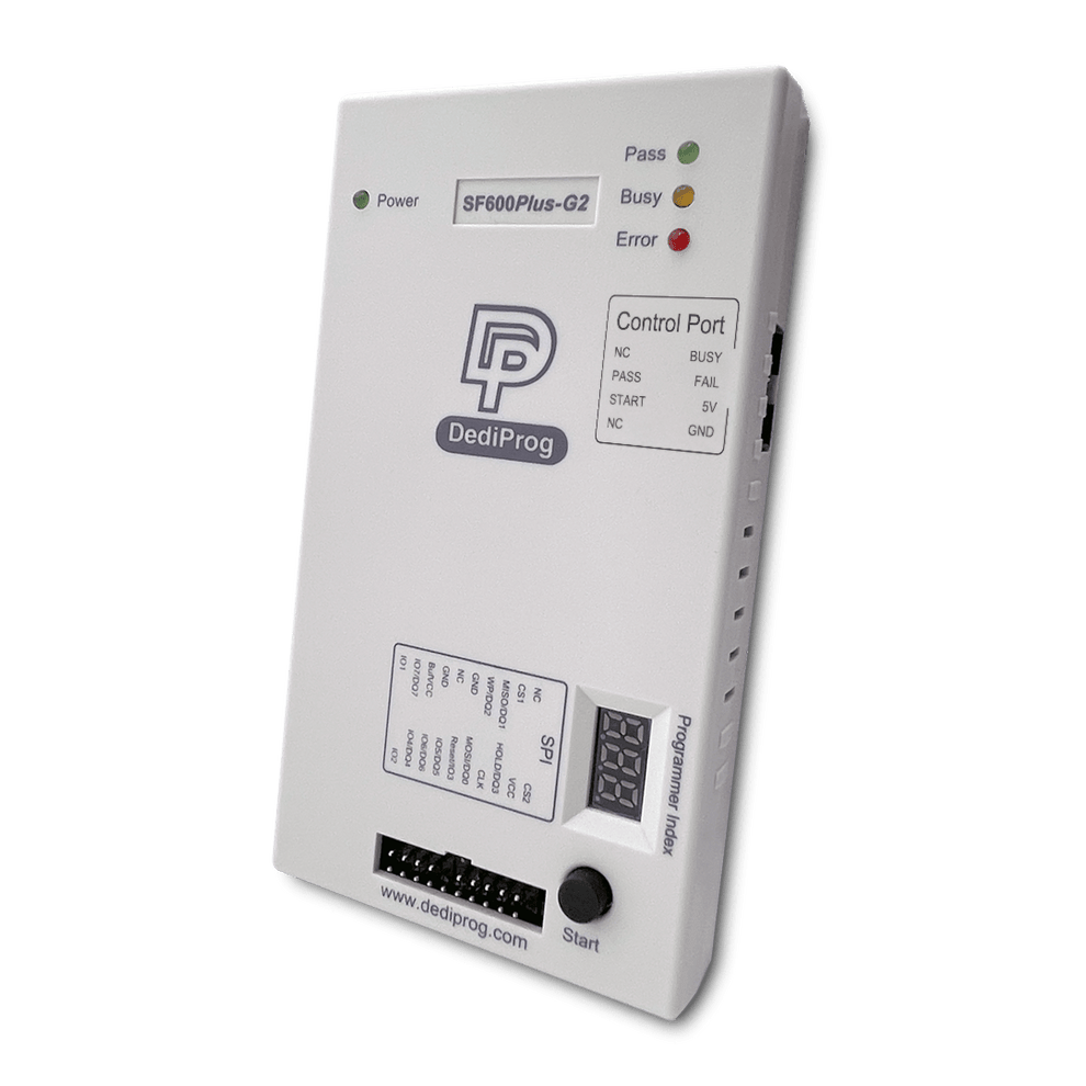 Fisp Flash Programmer Dediprog SF600Plus-G2 High-Speed SPI NOR/NAND Flash Programmer – Debug ...