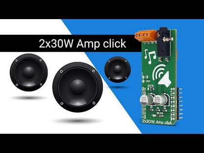 2 x 30W Amp Click Board
