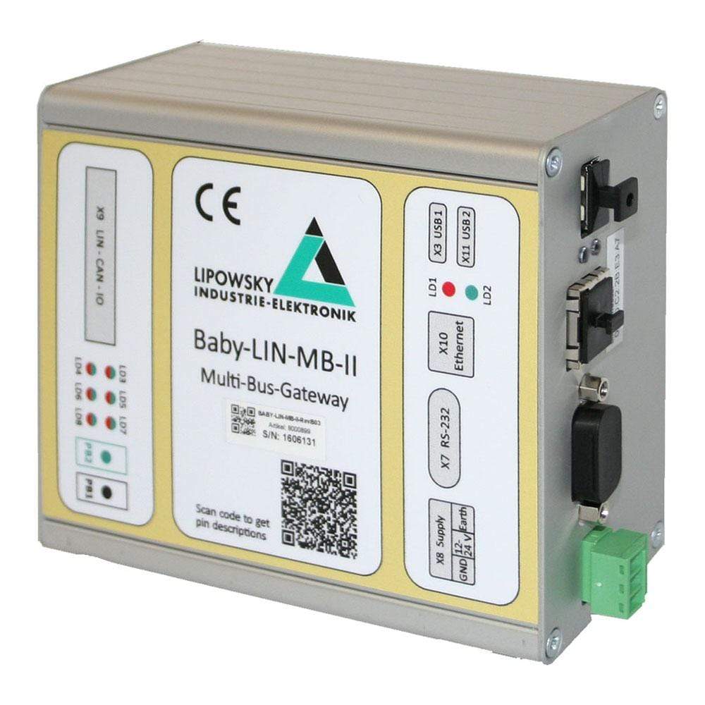 Lipowsky Industrie Elektronik GmbH 1 / No BABY-LIN-MB-II Lipowsky Baby-LIN-MB II CAN/LIN Bus Simulator - The Debug Store UK