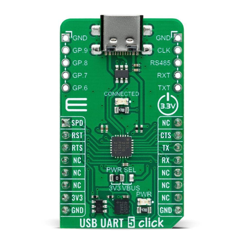 Mikroe MIKROE-5574 USB UART 5 Click Board™ - The Debug Store UK