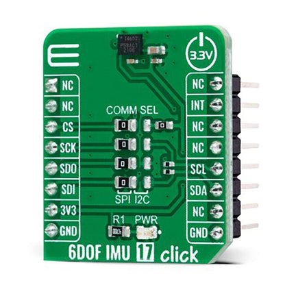 Mikroelektronika d.o.o. MIKROE-4785 6DOF IMU 17 Click Board - The Debug Store UK