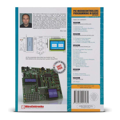Mikroelektronika d.o.o. MIKROE-499 PIC Microcontrollers - Programming in BASIC - The Debug Store UK