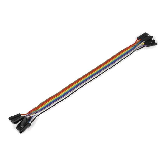 Mikroelektronika d.o.o. MIKROE-2307 Ribbon Cable 10-wire, FeMale/FeMale, 20 cm - The Debug Store UK