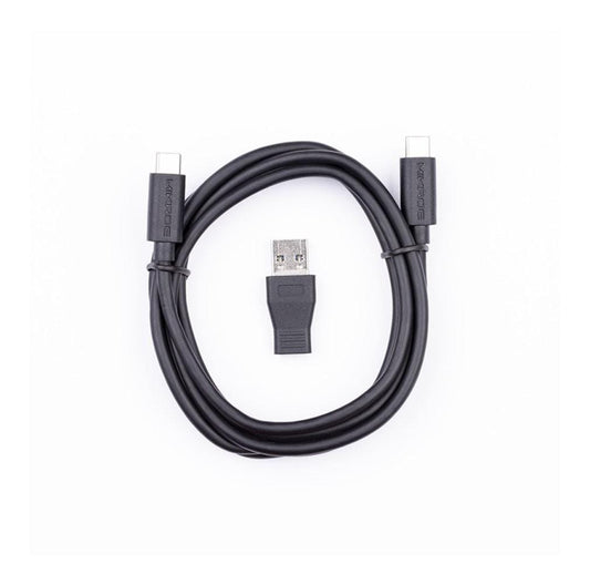 Mikroelektronika d.o.o. MIKROE-3643 USB-C to USB-C 2.0 cable with adapter to USB 3.0 type A Male - The Debug Store UK