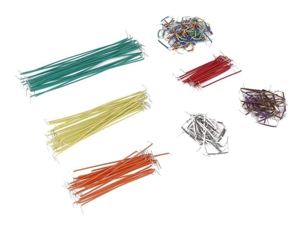 Mikroelektronika d.o.o. MIKROE-2021 Wire Jumpers - Box of 350 assorted lengths - The Debug Store UK