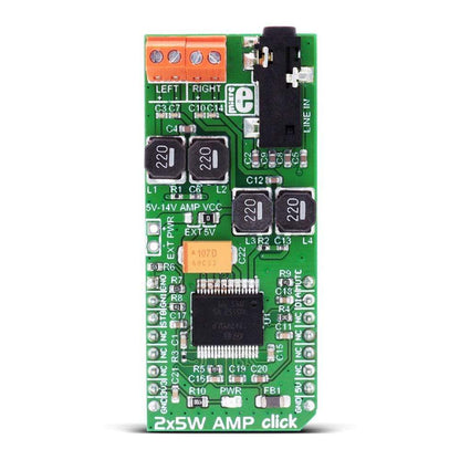 Mikroelektronika d.o.o. MIKROE-2477 2 x 5W Amp Click Board - The Debug Store UK