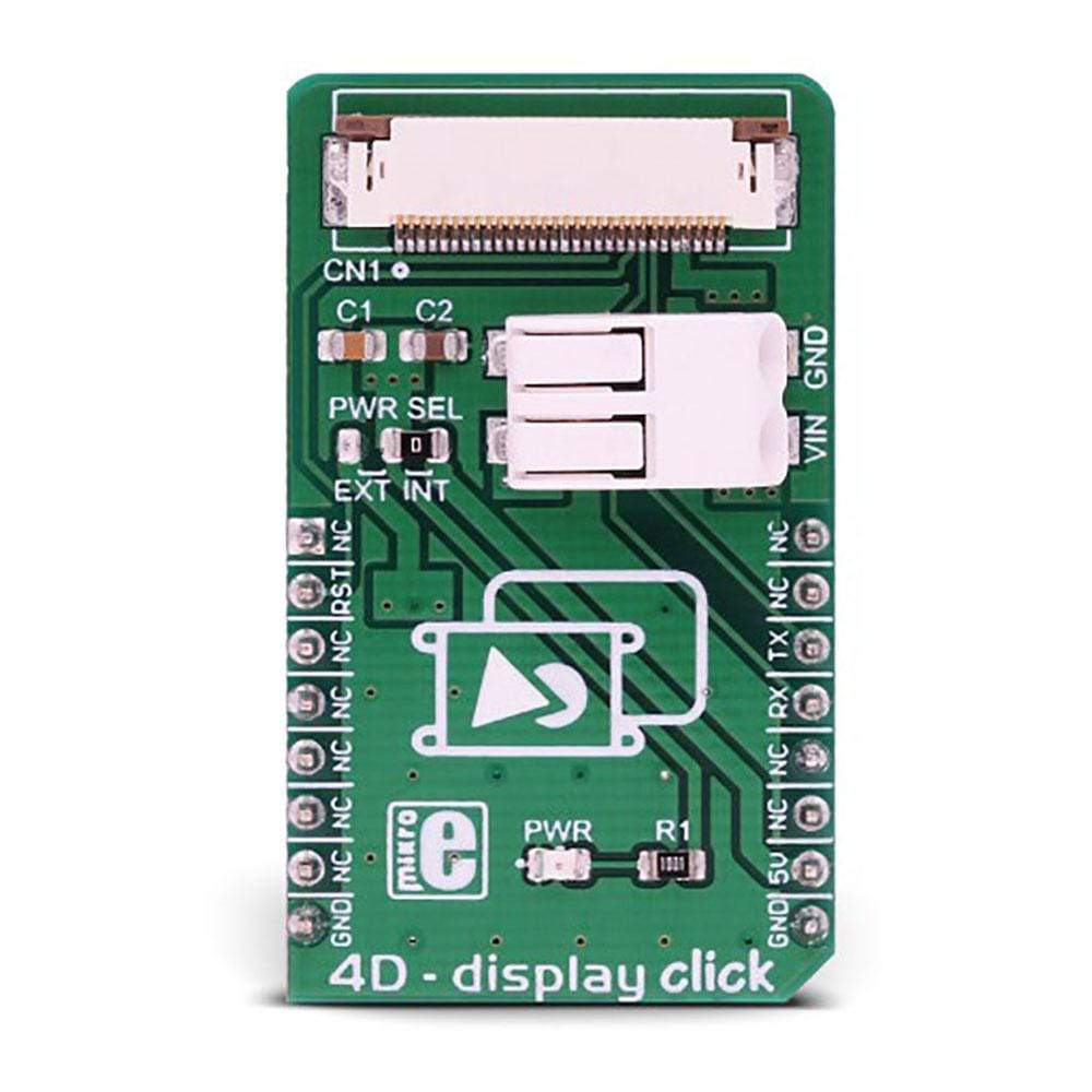Mikroelektronika d.o.o. MIKROE-3044 4D-Display Click Board - The Debug Store UK