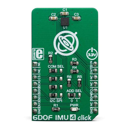 Mikroelektronika d.o.o. MIKROE-3410 6DOF IMU 4 Click Board - The Debug Store UK