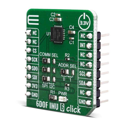 Mikroelektronika d.o.o. MIKROE-4044 6DOF IMU 6 Click Board - The Debug Store UK