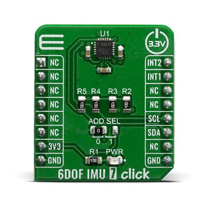 Mikroelektronika d.o.o. MIKROE-3776 6DOF IMU 7 Click Board - The Debug Store UK