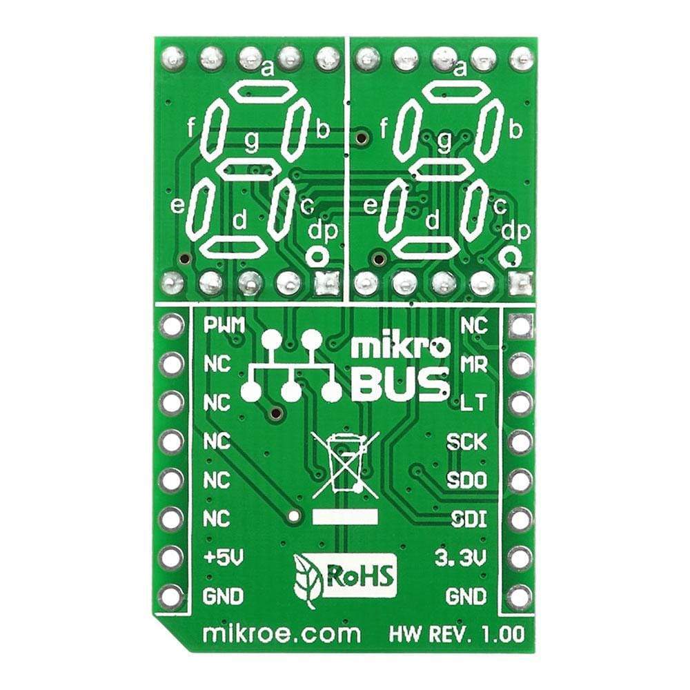 Mikroelektronika d.o.o. MIKROE-1201 7-Seg Click Board - The Debug Store UK