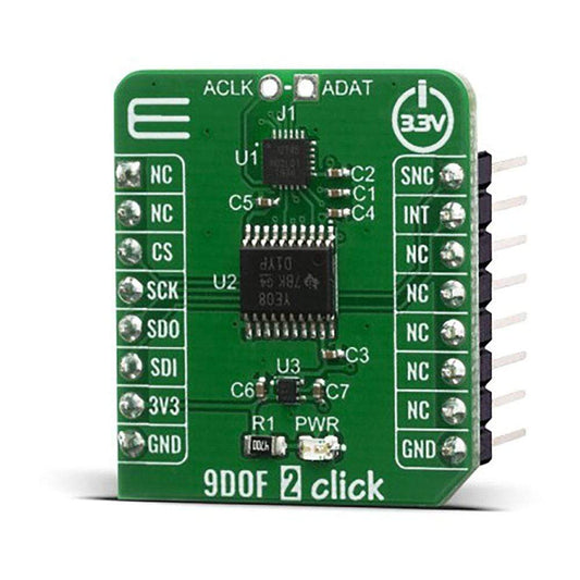 Mikroelektronika d.o.o. MIKROE-4128 9DOF 2 Click Board - The Debug Store UK