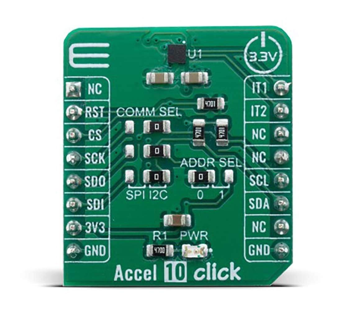 Mikroelektronika d.o.o. MIKROE-4112 Accel 10 Click Board - The Debug Store UK