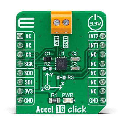 Mikroelektronika d.o.o. MIKROE-4876 Accel 16 Click Board - The Debug Store UK