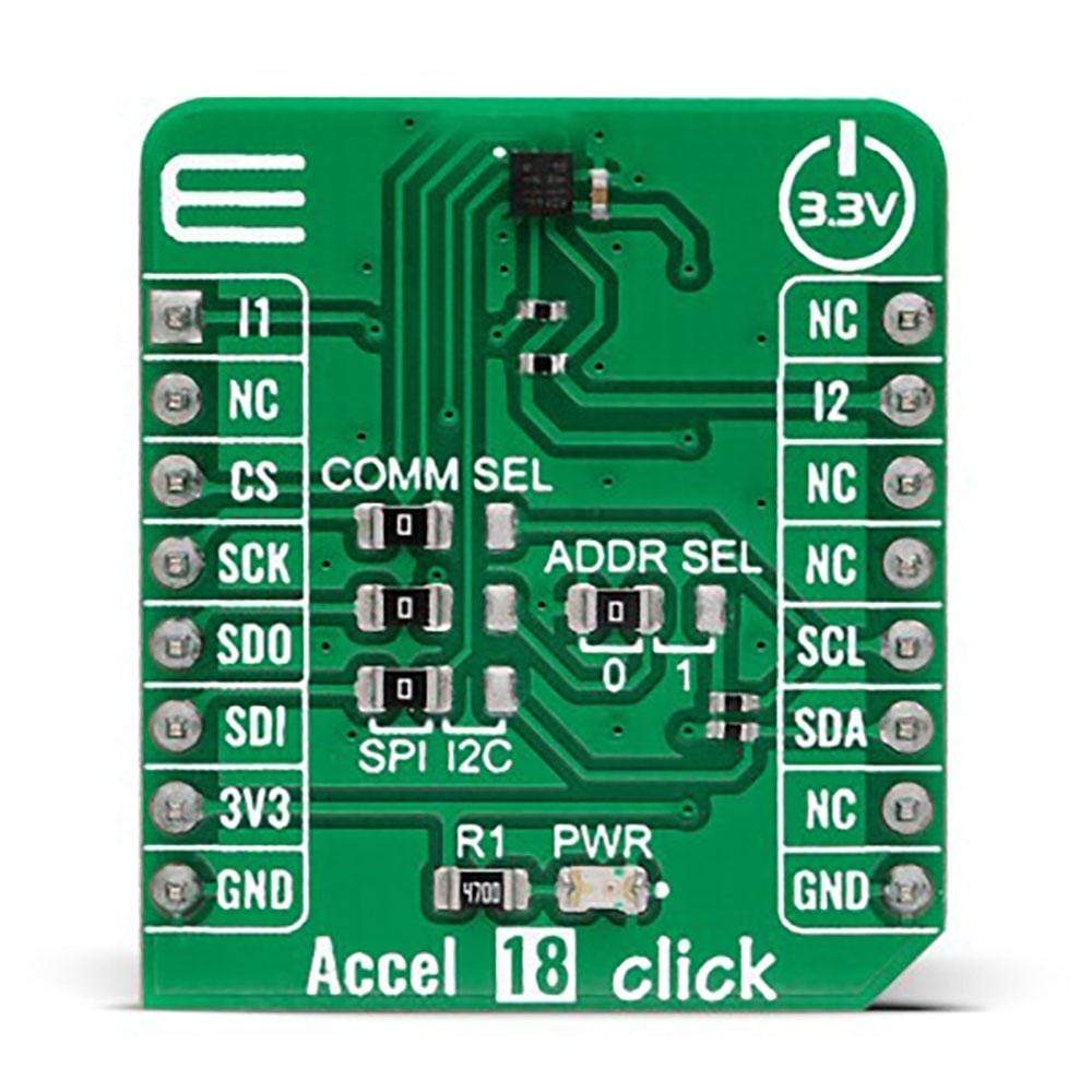 Mikroelektronika d.o.o. MIKROE-4826 Accel 18 Click Board - The Debug Store UK