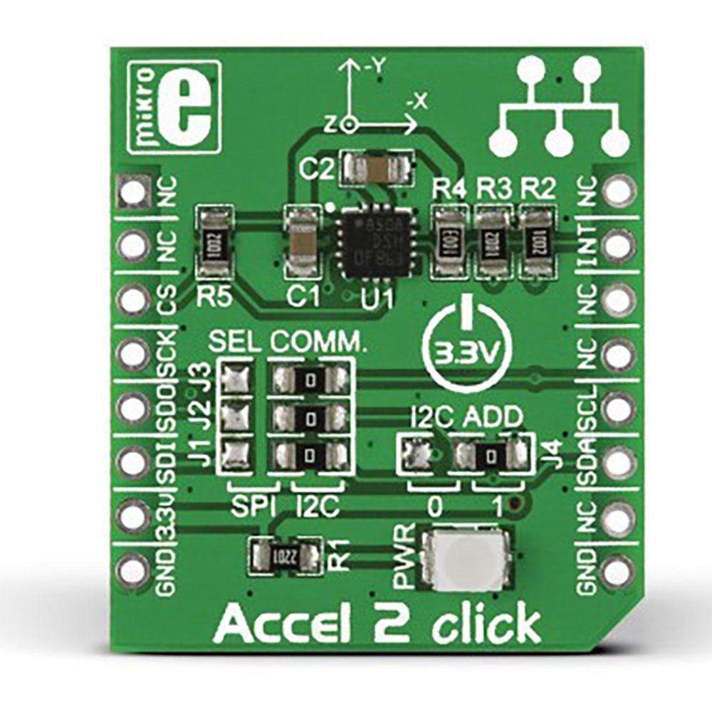 Mikroelektronika d.o.o. MIKROE-1905 Accel 2 Click Board - The Debug Store UK