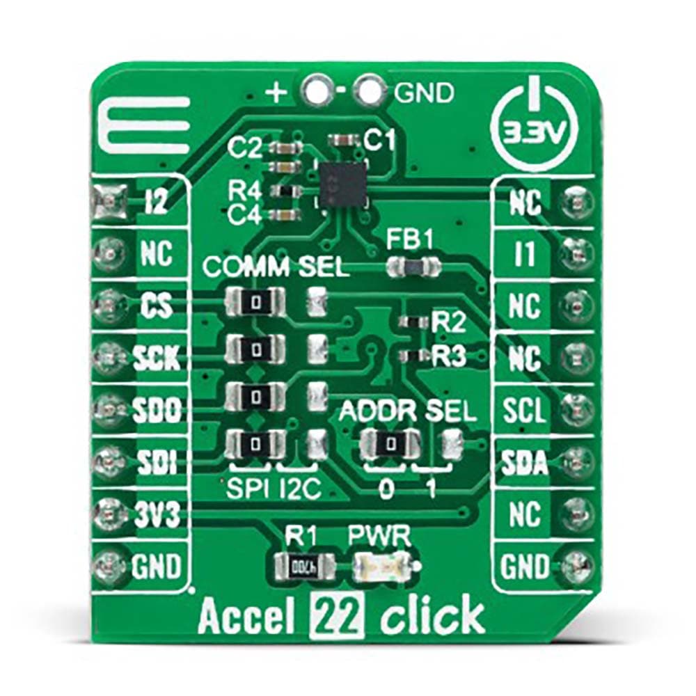 Mikroelektronika d.o.o. MIKROE-4896 Accel 22 Click Board - The Debug Store UK