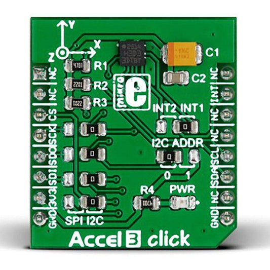 Mikroelektronika d.o.o. MIKROE-2102 Accel 3 Click Board - The Debug Store UK