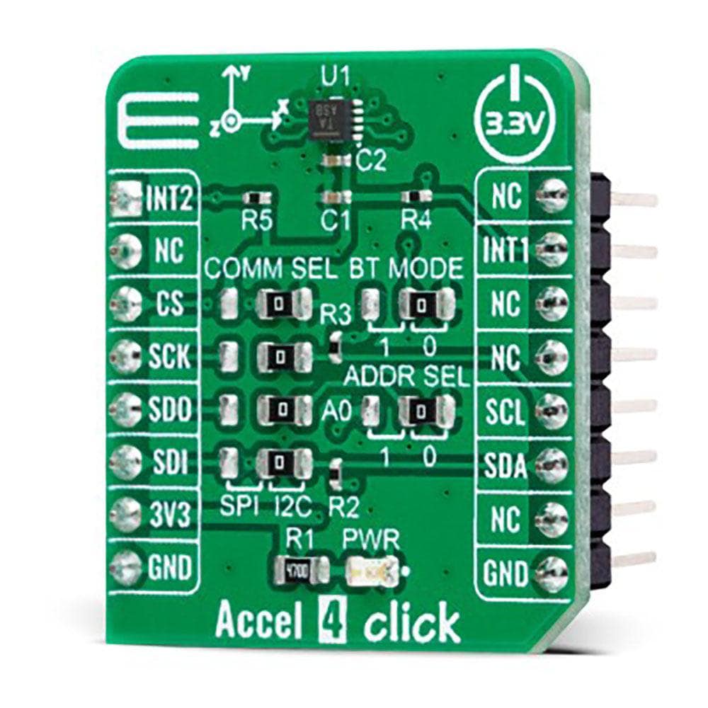 Mikroelektronika d.o.o. MIKROE-4780 Accel 4 Click Board - The Debug Store UK