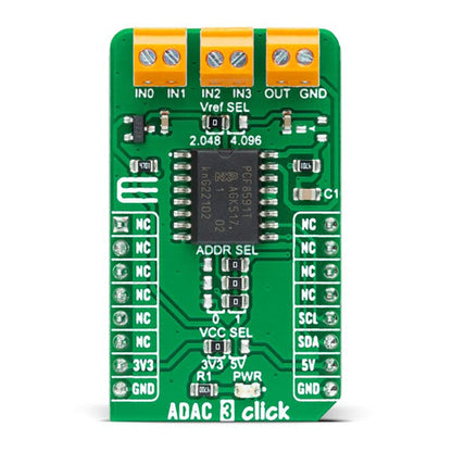 Mikroelektronika d.o.o. MIKROE-5198 ADAC 3 Click Board - The Debug Store UK