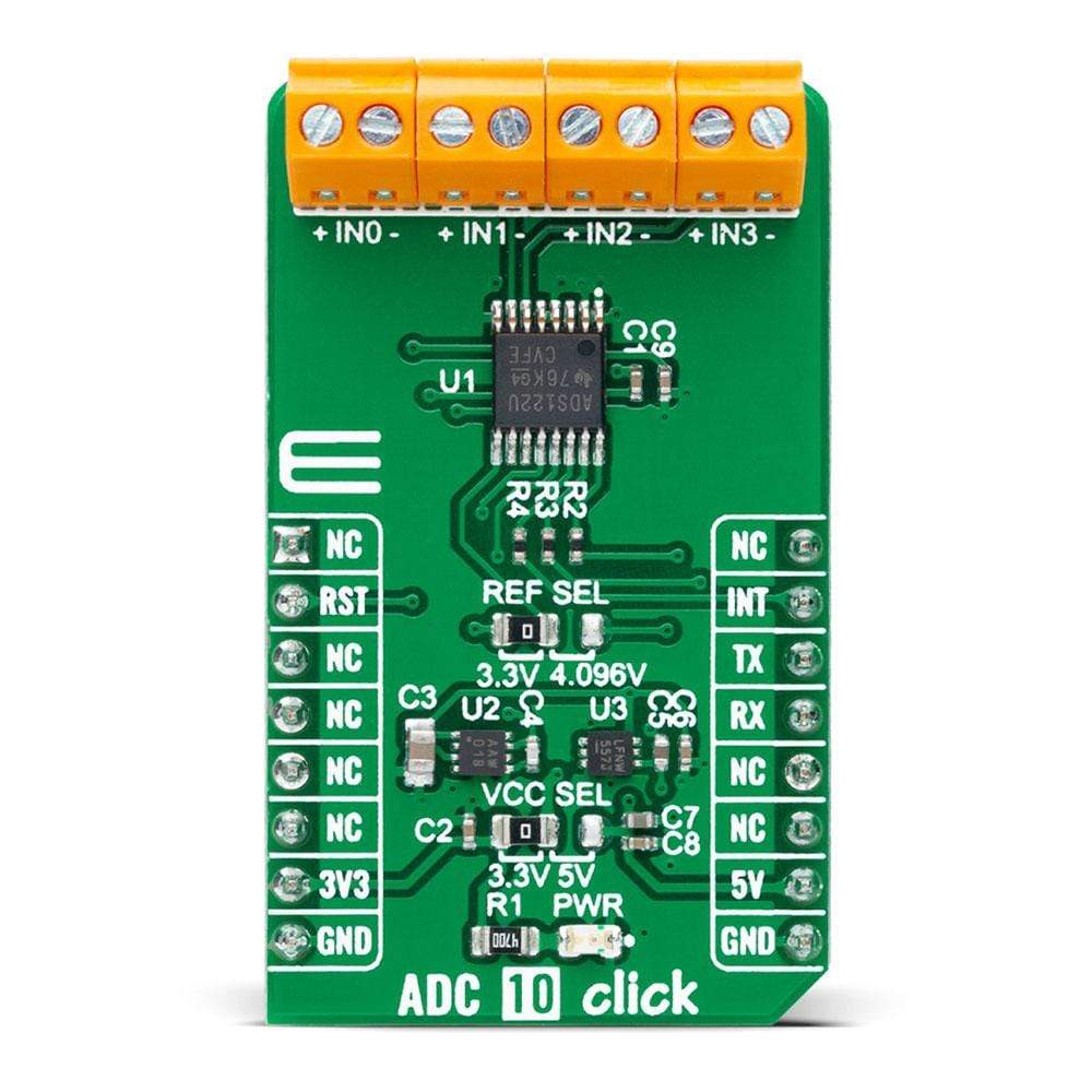Mikroelektronika d.o.o. MIKROE-4488 ADC 10 Click Board - The Debug Store UK