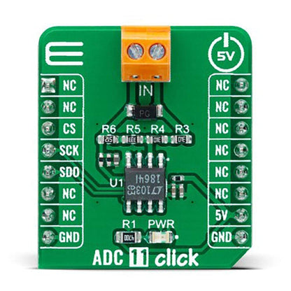 Mikroelektronika d.o.o. MIKROE-4593 ADC 11 Click Board - The Debug Store UK