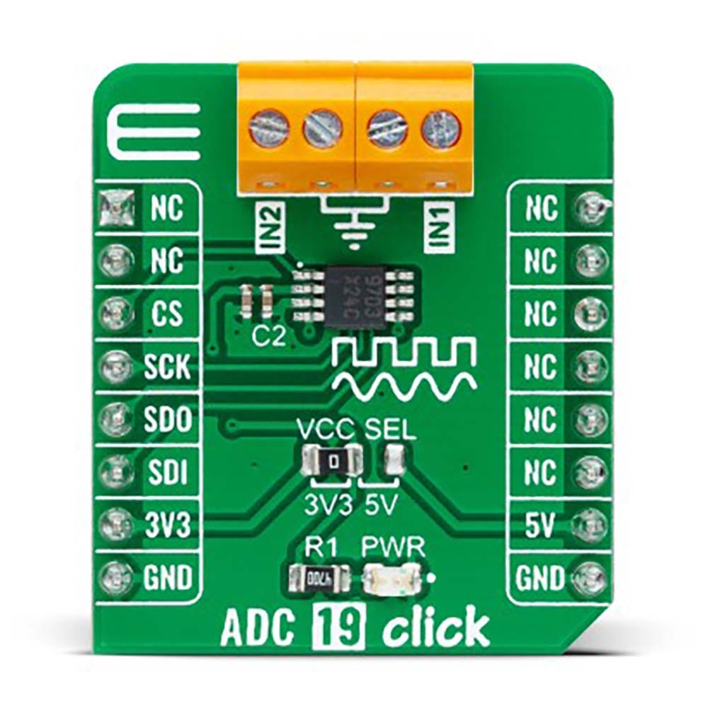 Mikroelektronika d.o.o. MIKROE-4997 ADC 19 Click Board - The Debug Store UK