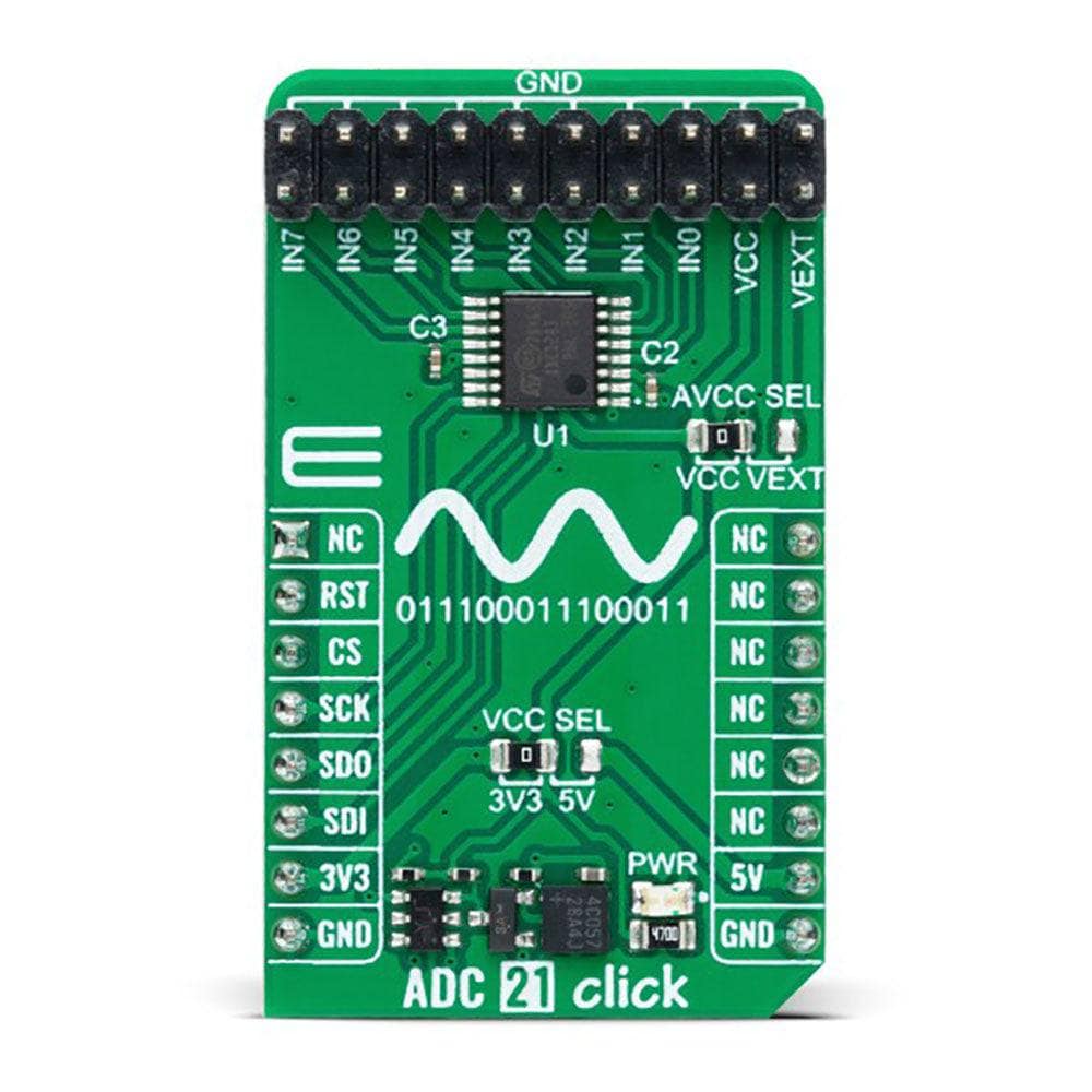 Mikroelektronika d.o.o. MIKROE-5531 ADC 21 Click Board - The Debug Store UK