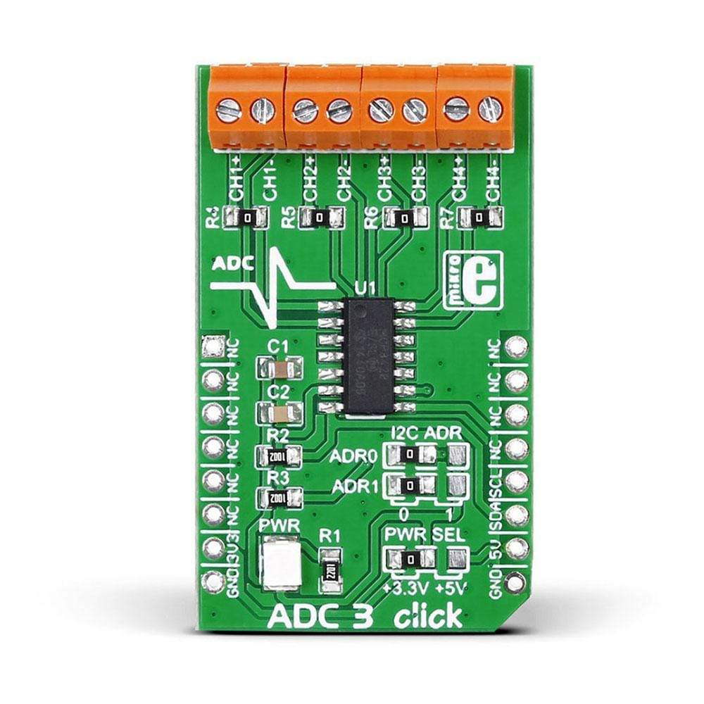 Mikroelektronika d.o.o. MIKROE-1894 ADC 3 Click Board - The Debug Store UK